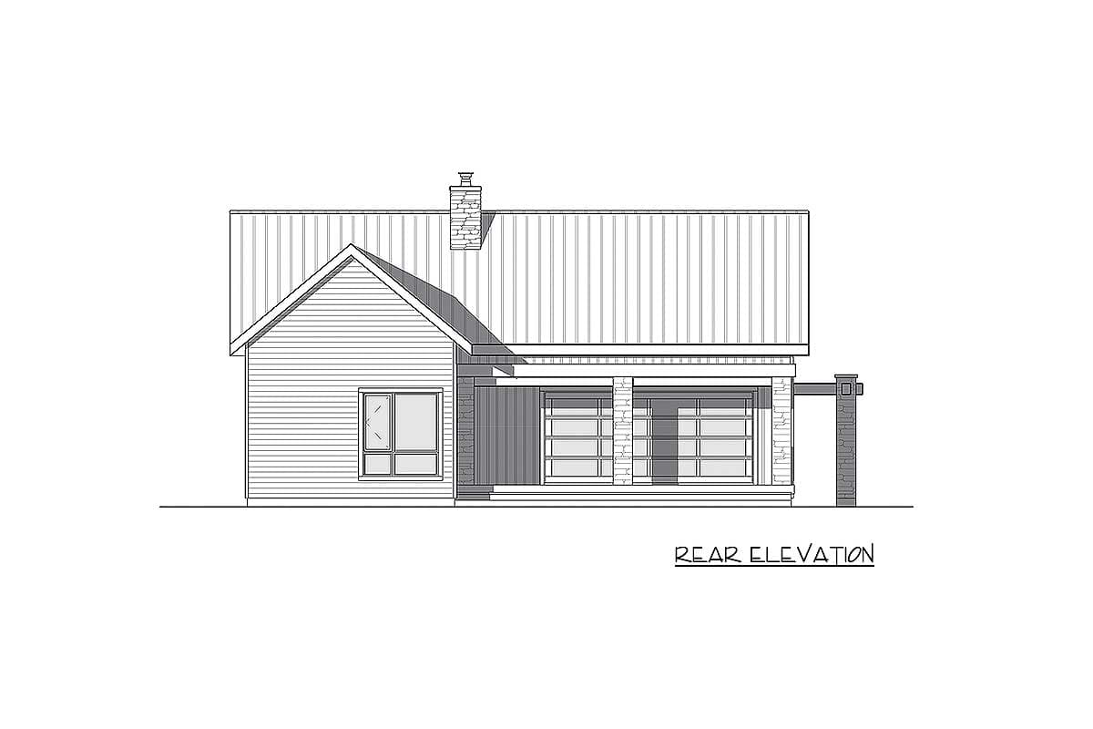 Plan 22468DR: Vaulted and Beamed Ceilings - Image #10 - Contemporary, Modern, Northwest, Ranch, Vacation