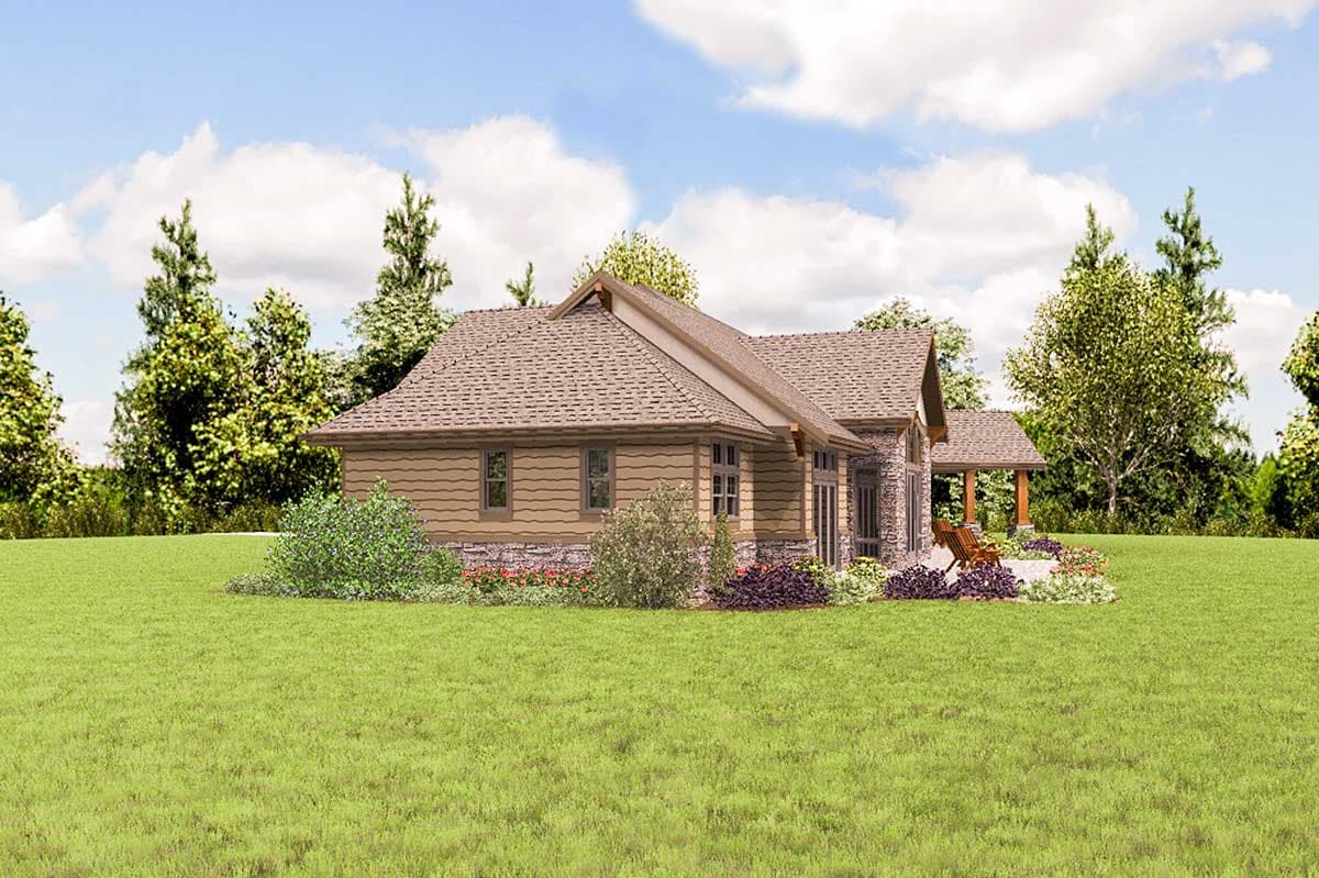 Plan 69631AM: Craftsman House Plan with Flex Bonus Space - Image #12 - Craftsman, Mountain, Northwest, Ranch, Rustic, Traditional