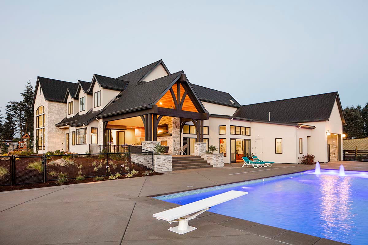 Plan 69632AM: 4- Bed Luxury House Plan with Training Room and Outdoor Kitchen - Image #11 - European, French Country, Transitional