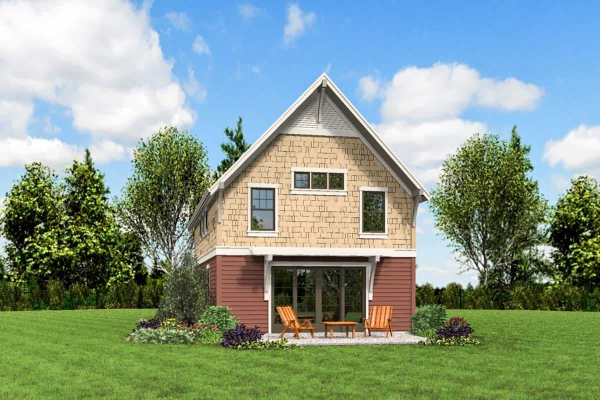 Plan 69634AM: Three Vaulted Bedrooms - Image #8 - Craftsman, Northwest