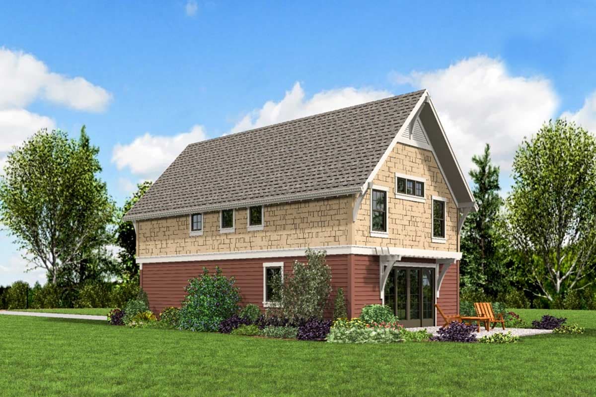Plan 69634AM: Three Vaulted Bedrooms - Image #9 - Craftsman, Northwest