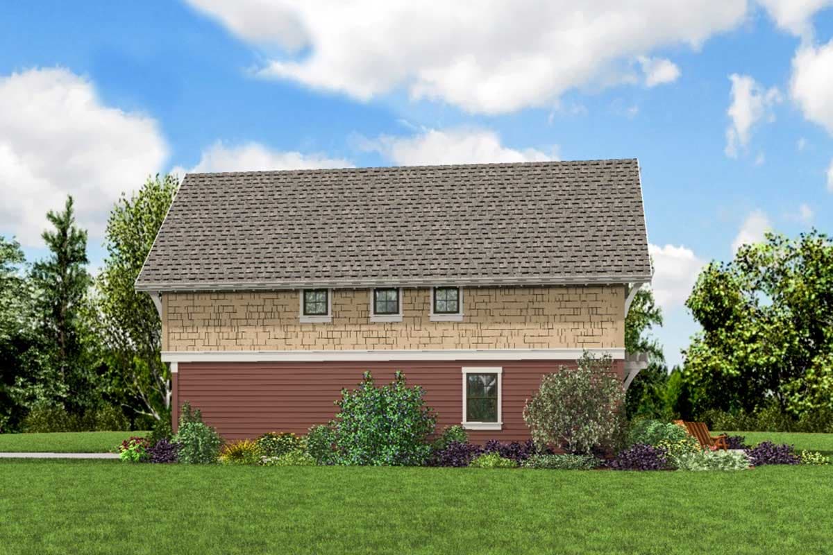 Plan 69634AM: Three Vaulted Bedrooms - Image #10 - Craftsman, Northwest