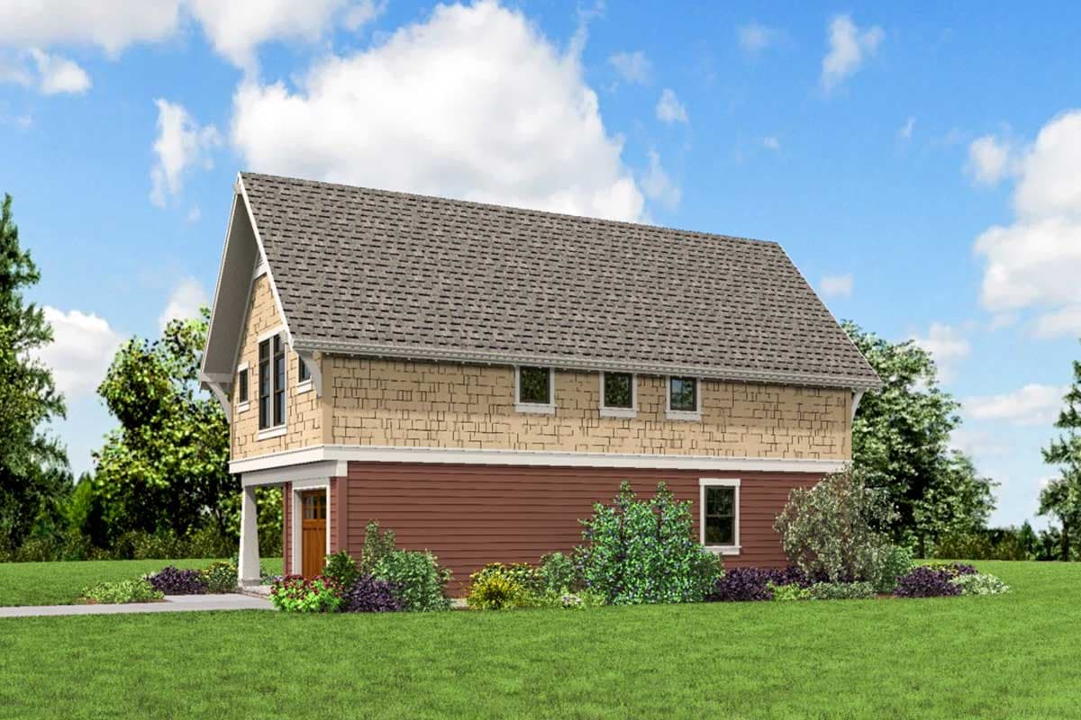 Plan 69634AM: Three Vaulted Bedrooms - Image #11 - Craftsman, Northwest