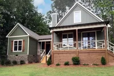 3 Bed Dogtrot House Plan with Sleeping Loft - 1555 Sq Ft