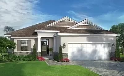 Energy-Efficient One Story House Plan with 3 or 4 Bedrooms