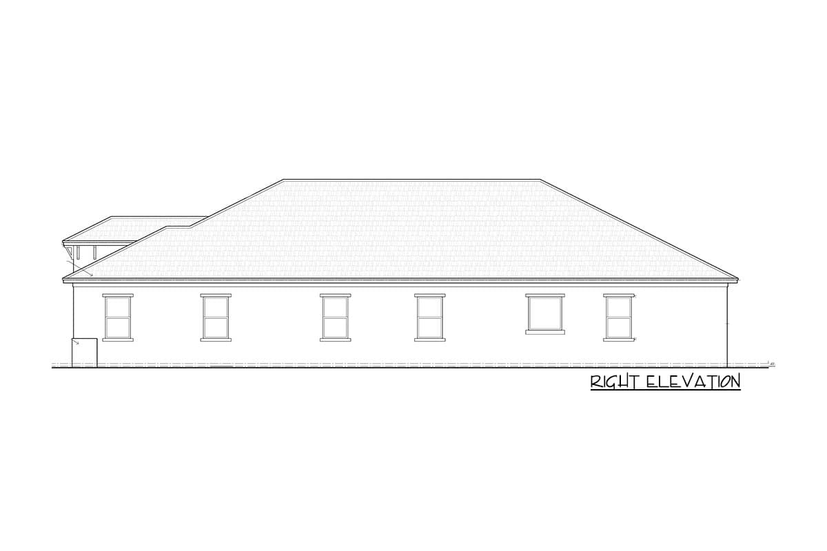 Plan 33176ZR: 4 or 5 Bed Energy-Saving House Plan - Image #6 - Florida-Style, Southern