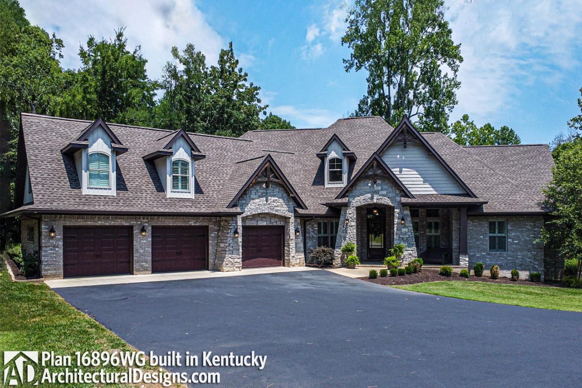build gallery item - House Plan 16896WG Comes To Life In Kentucky