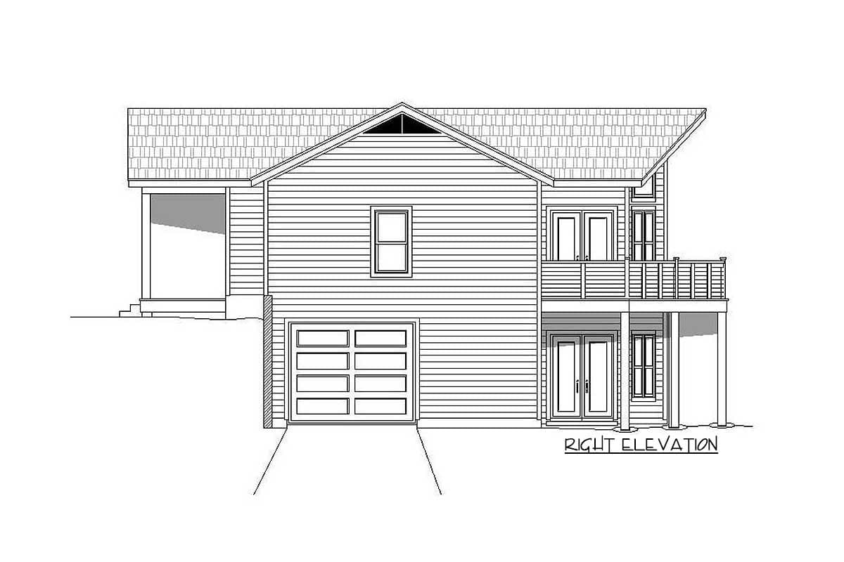 Plan 68444VR: Vacation House Plan with Fully Finished Lower Level - Image #8 - Mountain, Northwest, Ranch, Rustic