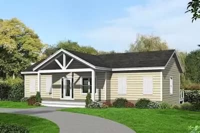 Vacation House Plan with Fully Finished Lower Level