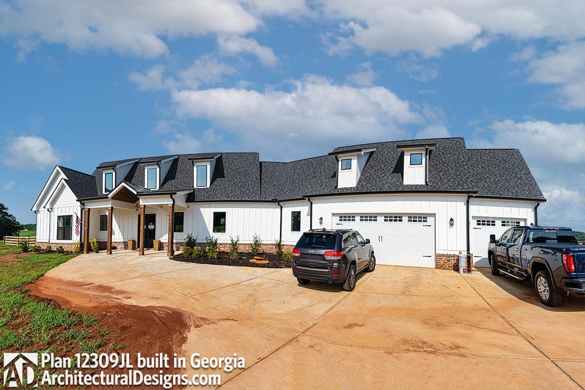 build gallery item - House Plan 12309JL Comes to Life in Georgia
