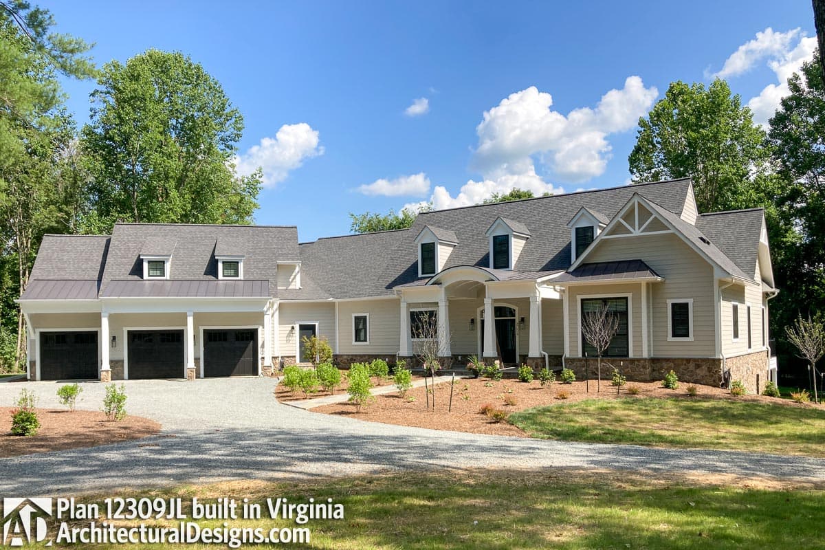 build gallery item - House Plan 12309JL Comes to Life in Georgia