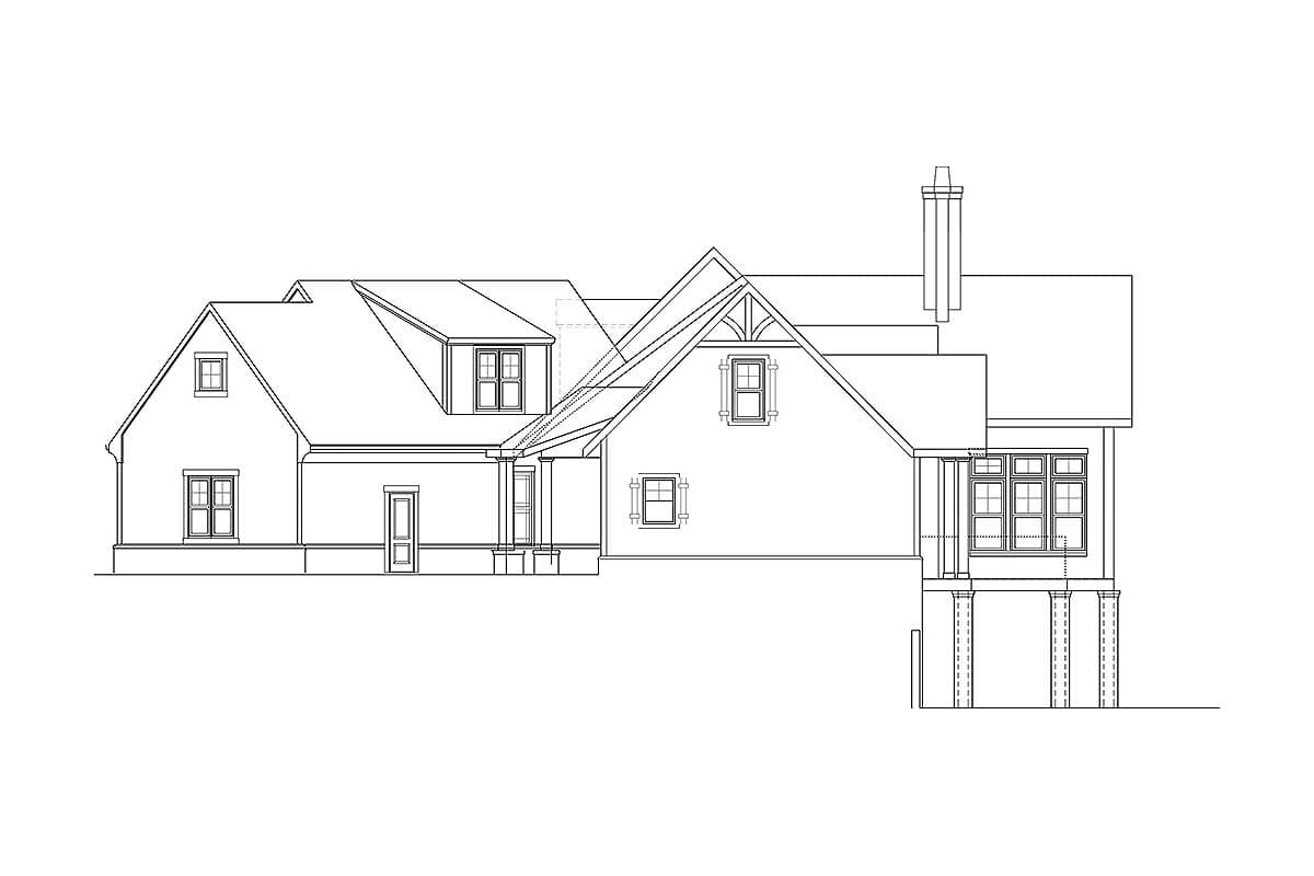 Plan 12309JL: Lovely Craftsman House Plan with Future In-Law Apartment - 2830 Sq Ft - Image #11 - Country, Craftsman, Mountain, Northwest, Traditional