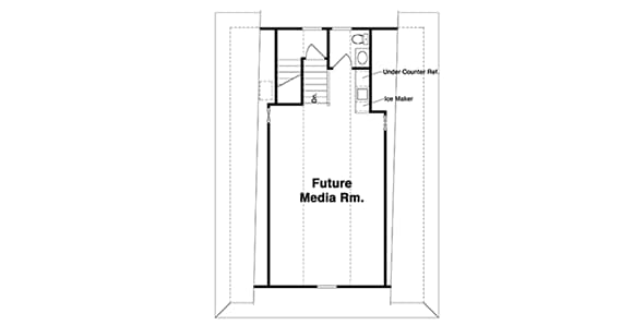 Plan 92044VS: Beach House with In-Law Apartment - Floor Plan - Bonus - Beach, Coastal, Vacation