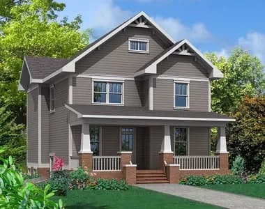 Compact House Plan with Special Ceilings for Every Bedroom