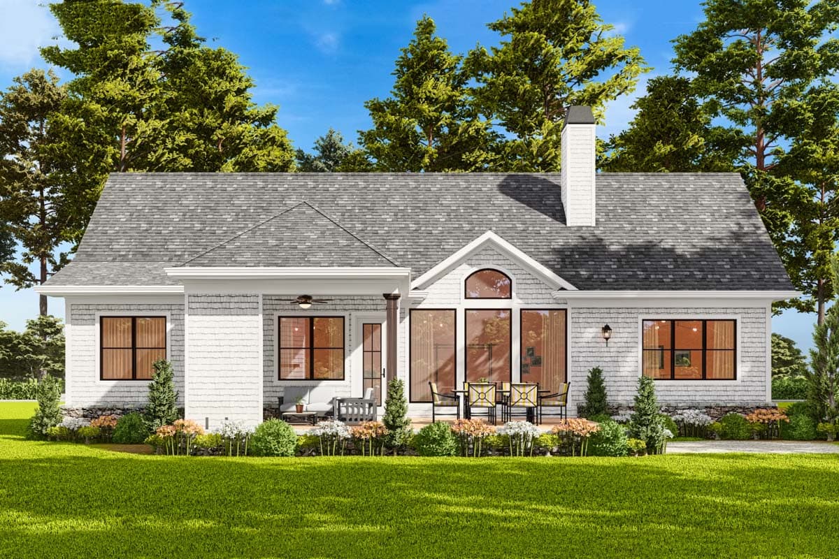 Plan 25610GE: Cost-Effective Craftsman House Plan - 1338 Sq Ft - Image #9 - Craftsman, Northwest, Ranch, Rustic