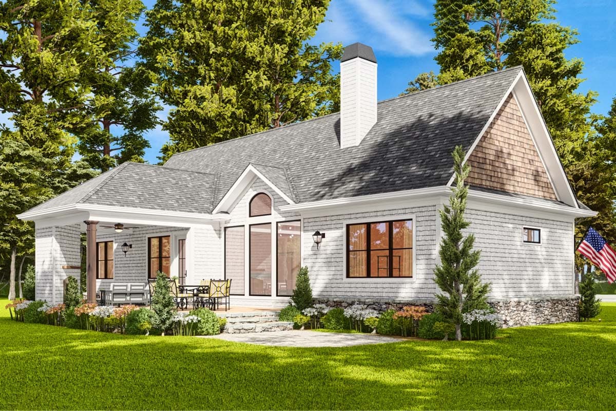 Plan 25610GE: Cost-Effective Craftsman House Plan - 1338 Sq Ft - Image #10 - Craftsman, Northwest, Ranch, Rustic
