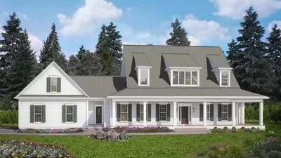 4 Bed Modern Farmhouse with Front and Rear Porches