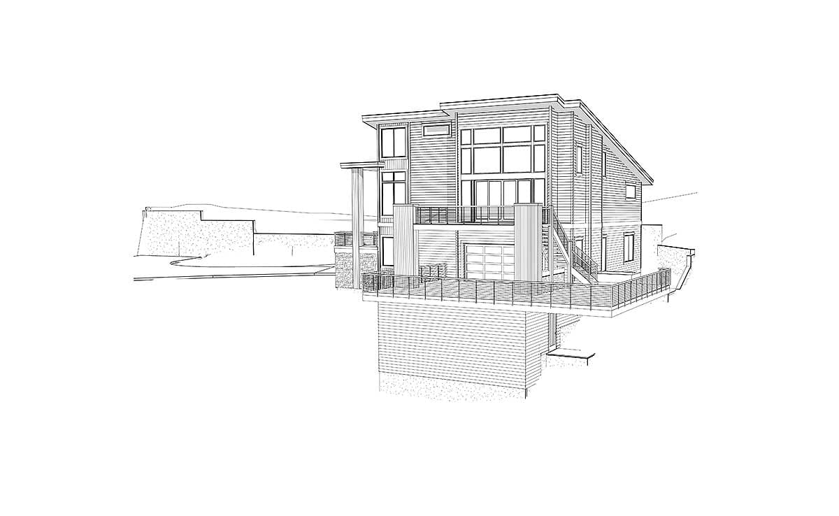 Plan 85147MS: Exclusive Trendsetting Modern House Plan - Image #16 - Coastal, Contemporary, Modern, Mountain, Northwest
