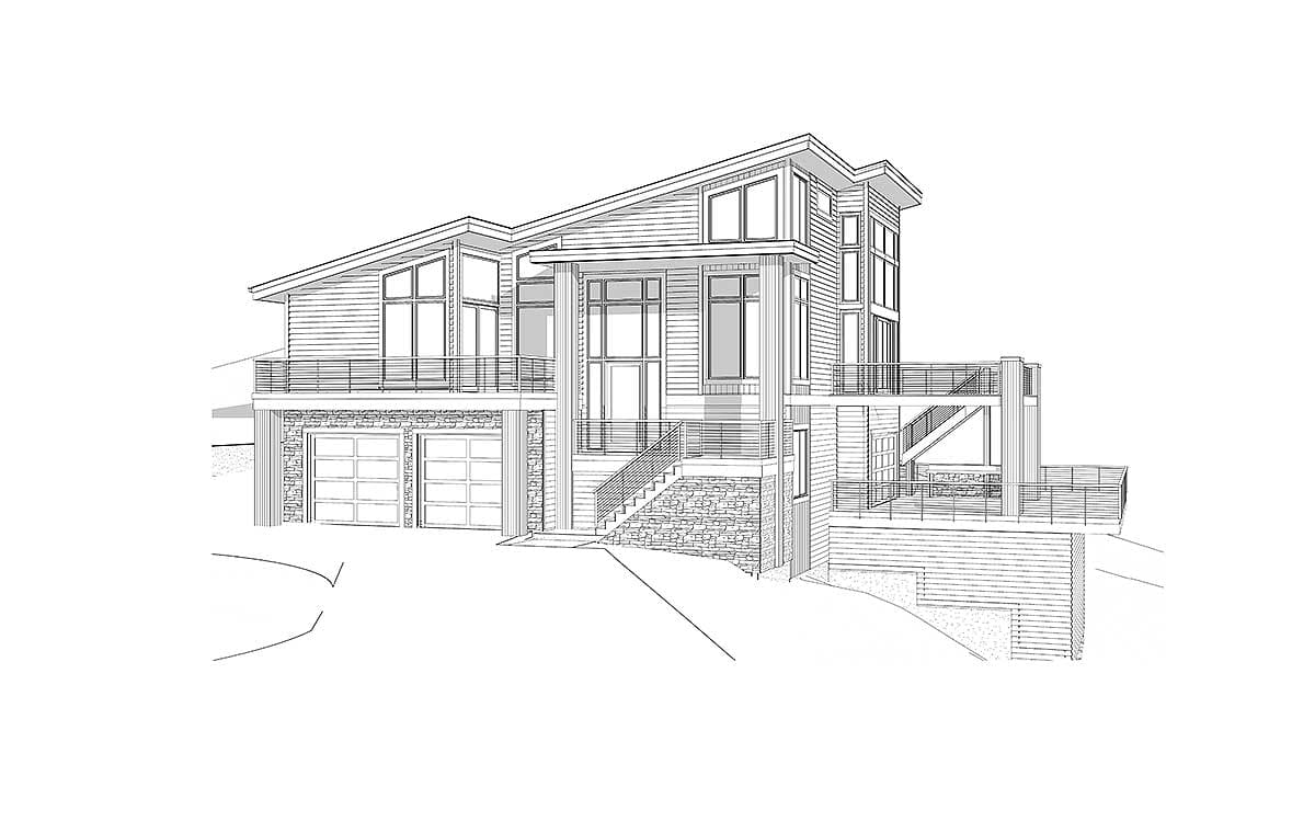 Plan 85147MS: Exclusive Trendsetting Modern House Plan - Image #14 - Coastal, Contemporary, Modern, Mountain, Northwest