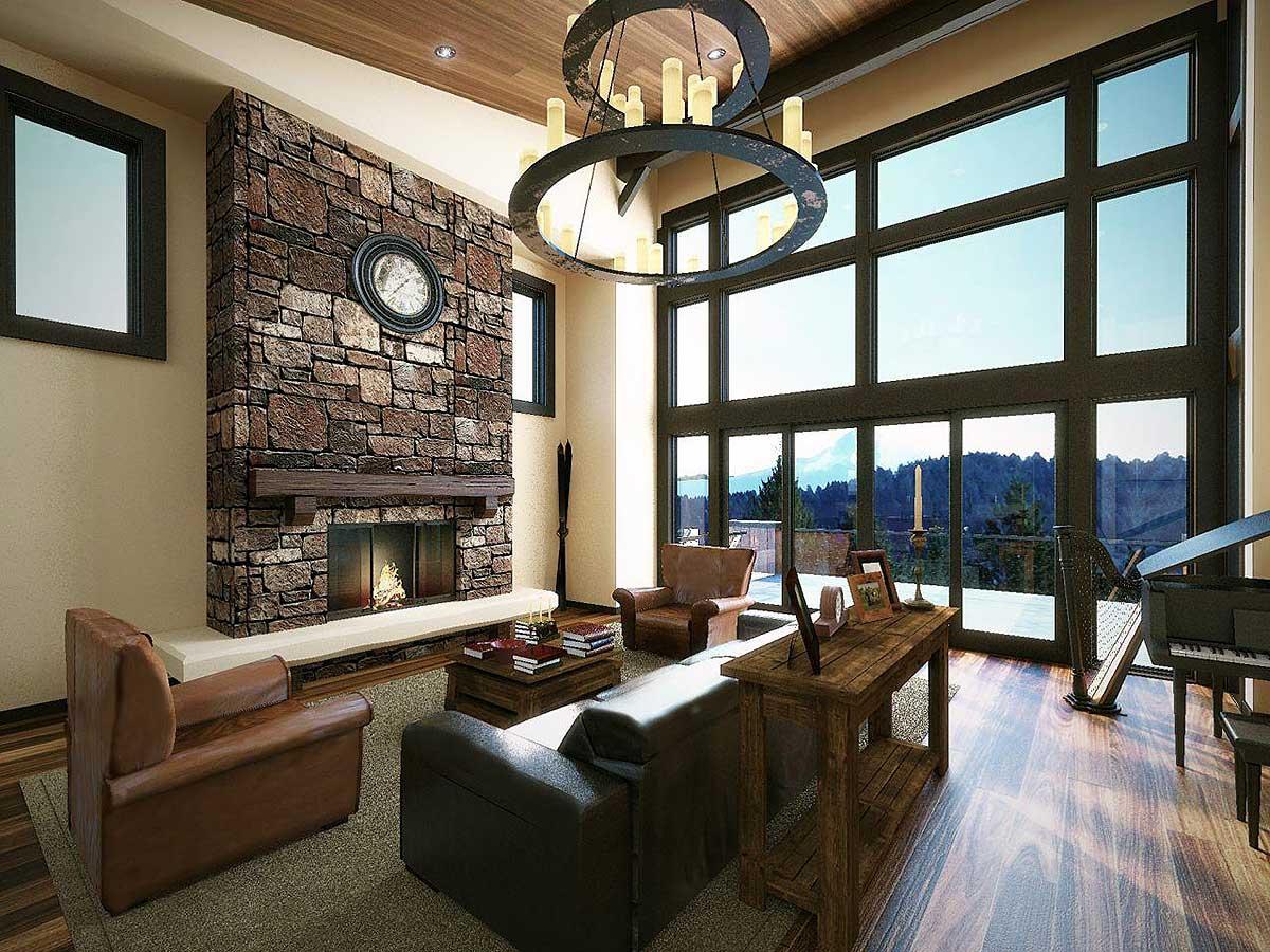 Plan 85147MS: Exclusive Trendsetting Modern House Plan - Image #8 - Coastal, Contemporary, Modern, Mountain, Northwest