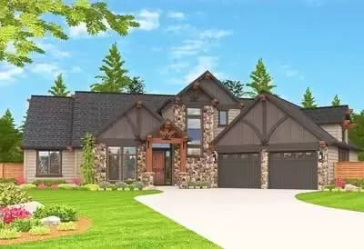 Exciting and Exclusive Craftsman House Plan