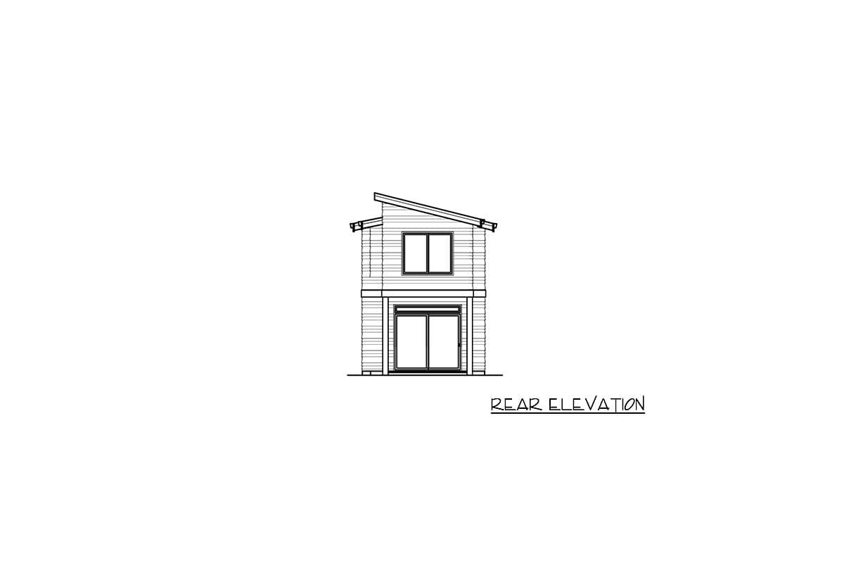 Plan 85151MS: Super Skinny House Plan - Image #13 - Contemporary, Modern, Northwest