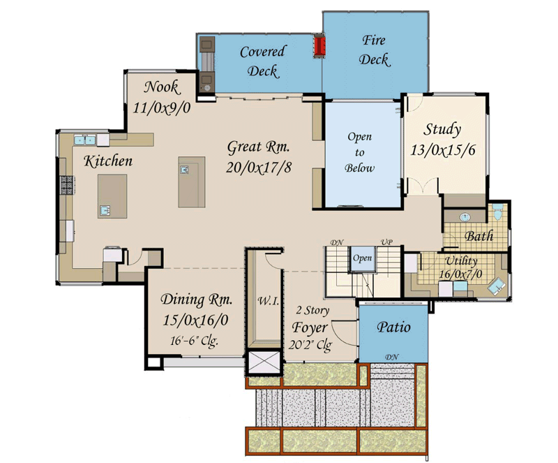 Plan 85152MS: Exclusive and Unique Modern House Plan - Floor Plan - Main Level - Contemporary, Modern, Northwest