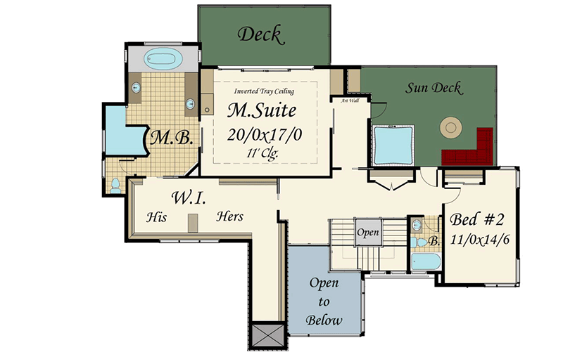 Plan 85152MS: Exclusive and Unique Modern House Plan - Floor Plan - 2nd Floor - Contemporary, Modern, Northwest