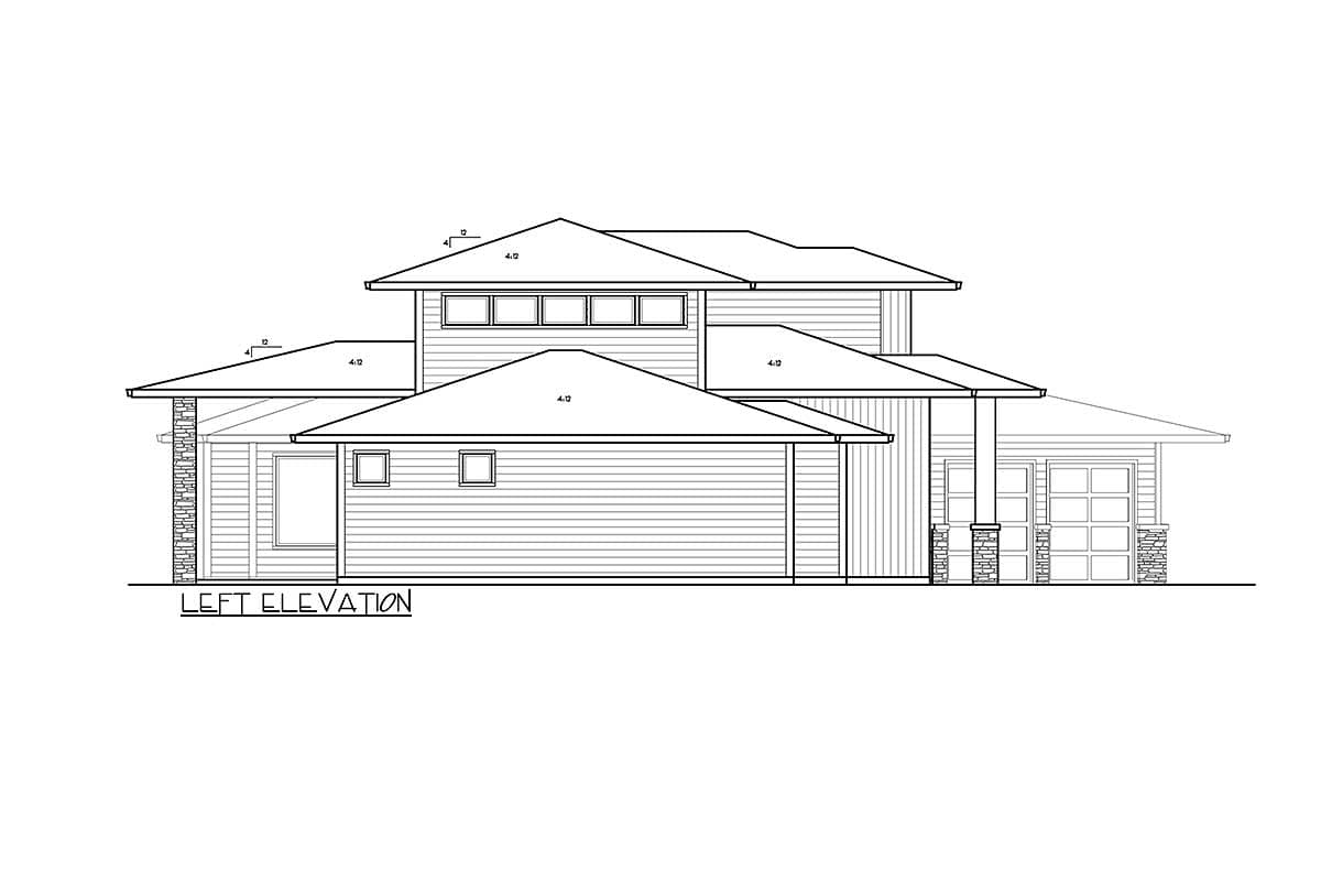 Plan 85157MS: Exciting and Exclusive Modern House Plan - Image #4 - Contemporary, Modern