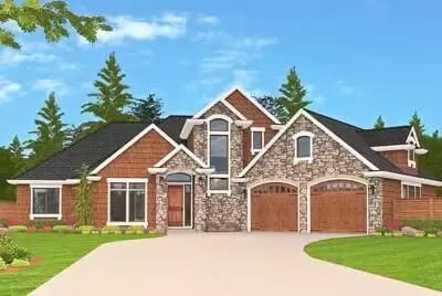 Exciting and Exclusive Craftsman House Plan