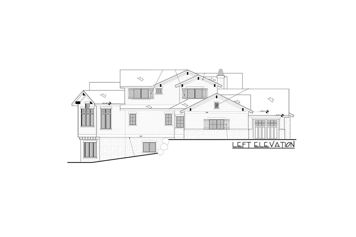 Plan 95023RW: Traditional House Plan with Craftsman Touches - 3897 Sq Ft - Image #20 - Craftsman, New American, Northwest, Rustic, Traditional