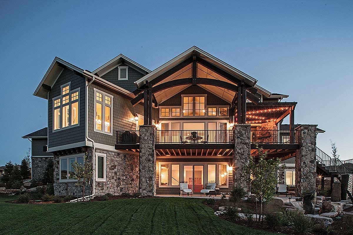 Plan 95023RW: Traditional House Plan with Craftsman Touches - 3897 Sq Ft - Image #9 - Craftsman, New American, Northwest, Rustic, Traditional