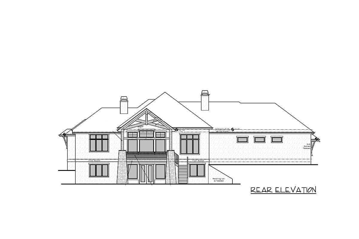 Plan 95026RW: Luxurious Craftsman Home with Car Collector's Garage - Image #13 - Craftsman, Northwest, Rustic