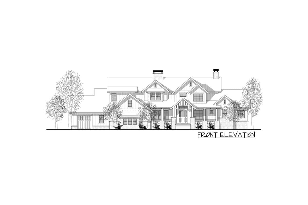 Plan 95028RW: Rockin' Mountain Home with Climbing and Exercise Rooms - 4784 Sq Ft - Image #16 - Craftsman, Mountain, Northwest, Rustic, Vacation