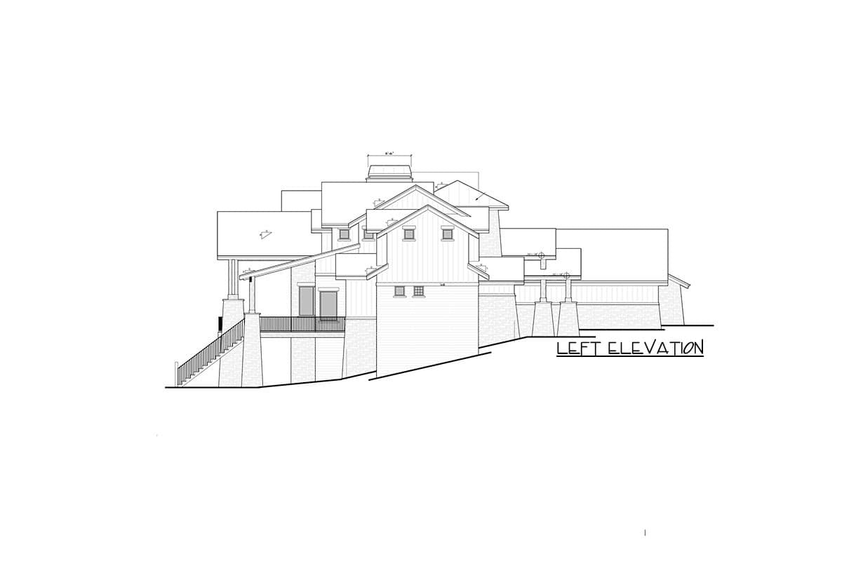Plan 95029RW: Grand Mountain Lodge - 4531 Sq Ft - Architectural Designs - Image #15 - Craftsman, Mountain, Northwest, Rustic