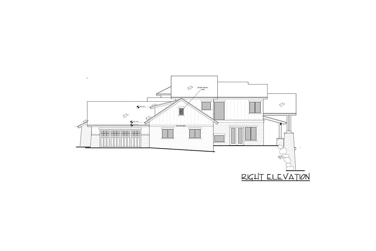 Plan 95029RW: Grand Mountain Lodge - 4531 Sq Ft - Architectural Designs - Image #17 - Craftsman, Mountain, Northwest, Rustic