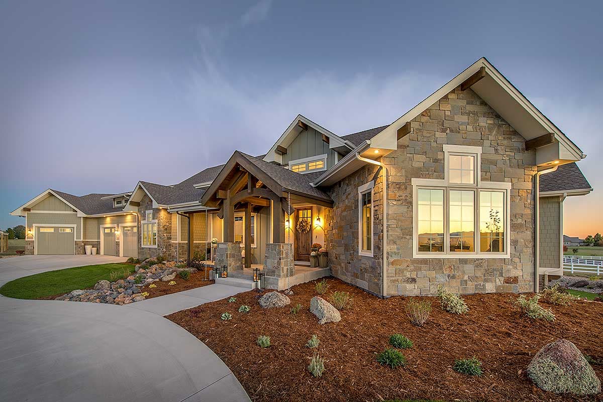 Plan 95030RW: Two Bedroom Craftsman House Plan with Expansion Possibilities - Image #4 - Craftsman, Mountain, New American, Northwest, Ranch, Rustic