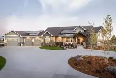 Two Bedroom Craftsman House Plan with Expansion Possibilities