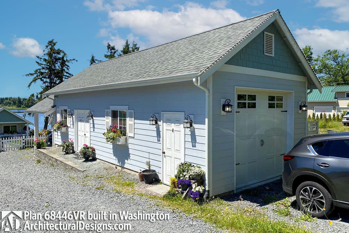 build gallery item - Detached Garage Plan 68446VR Comes to Life in Washington