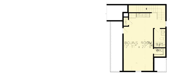 Plan 25612GE: Craftsman House Plan - Floor Plan - Bonus Room - Craftsman, Mountain, Northwest, Rustic