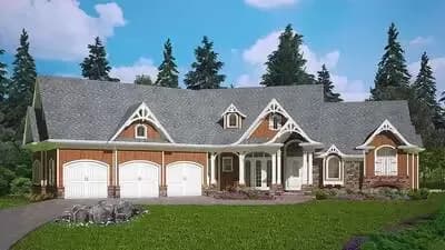 Gorgeous Craftsman House Plan with Optional Bonus Space