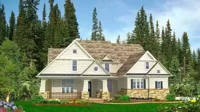 Exclusive Shingle Style House Plan