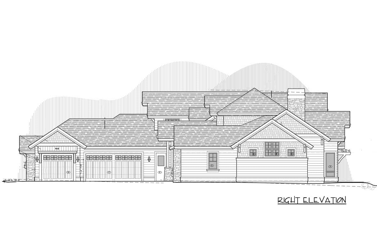 Plan 54226HU: Exceptional 3 Bedroom Craftsman with Bonus Room  - Image #27 - Craftsman, Mountain, Northwest, Rustic