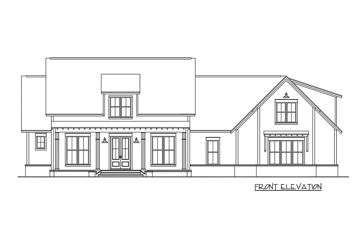 Plan 51754HZ: Modern Farmhouse Plan with Bonus Room - 2686 Sq Ft - Image #45 - Country, Farmhouse, Modern Farmhouse, New American, Traditional