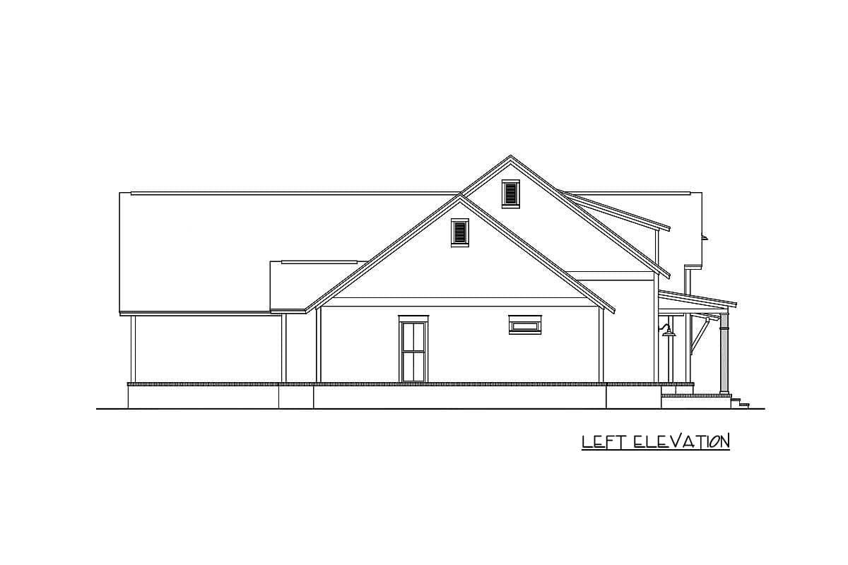 Plan 51754HZ: Modern Farmhouse Plan with Bonus Room - 2686 Sq Ft - Image #46 - Country, Farmhouse, Modern Farmhouse, New American, Traditional