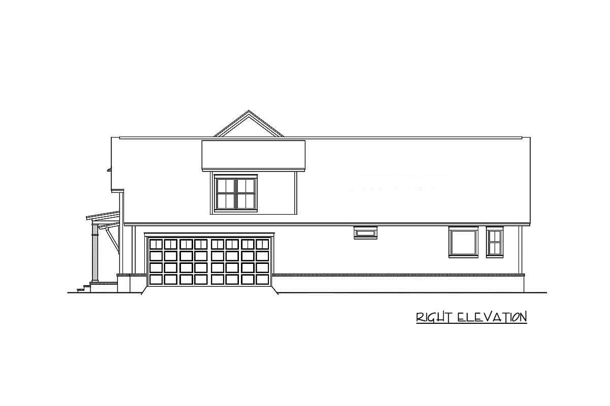 Plan 51754HZ: Modern Farmhouse Plan with Bonus Room - 2686 Sq Ft - Image #49 - Country, Farmhouse, Modern Farmhouse, New American, Traditional
