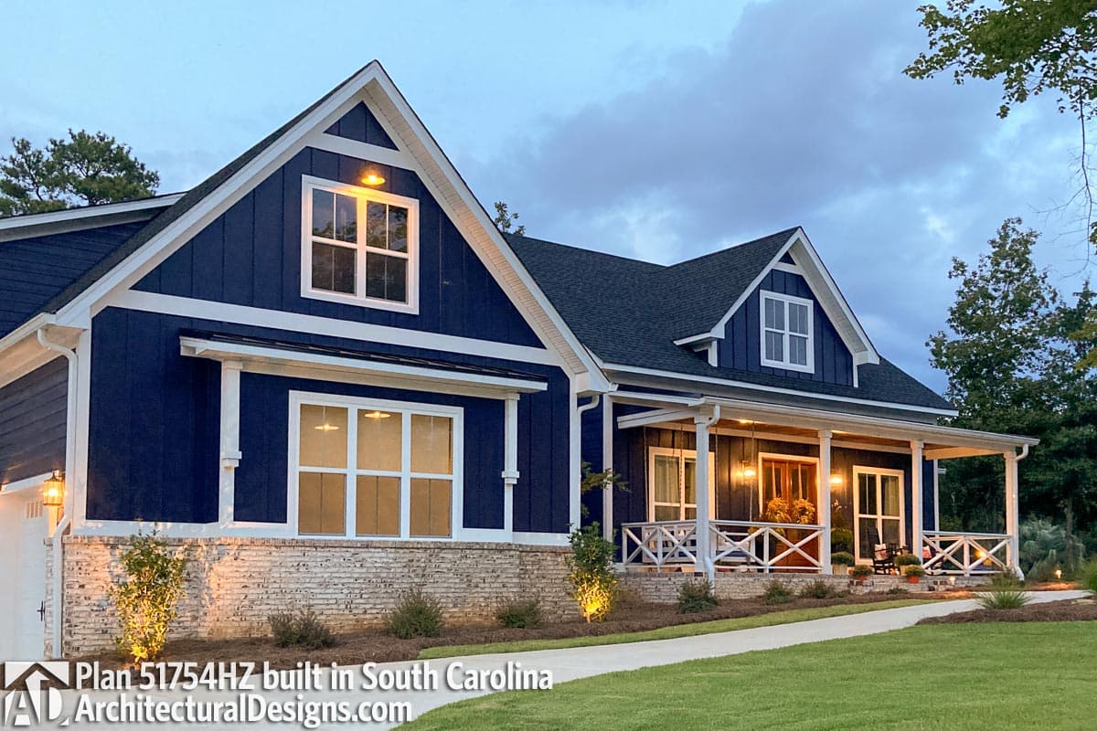 Plan 51754HZ: Modern Farmhouse Plan with Bonus Room - 2686 Sq Ft - Image #38 - Country, Farmhouse, Modern Farmhouse, New American, Traditional