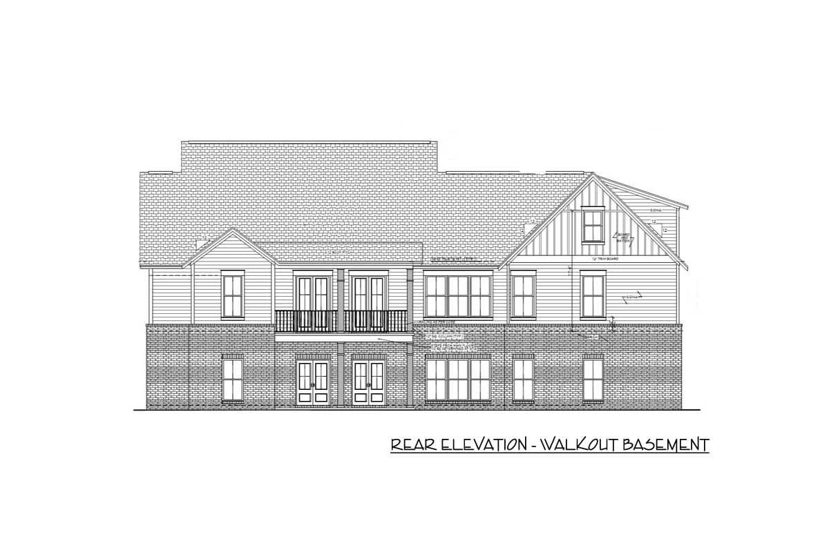 Plan 51754HZ: Modern Farmhouse Plan with Bonus Room - 2686 Sq Ft - Image #48 - Country, Farmhouse, Modern Farmhouse, New American, Traditional