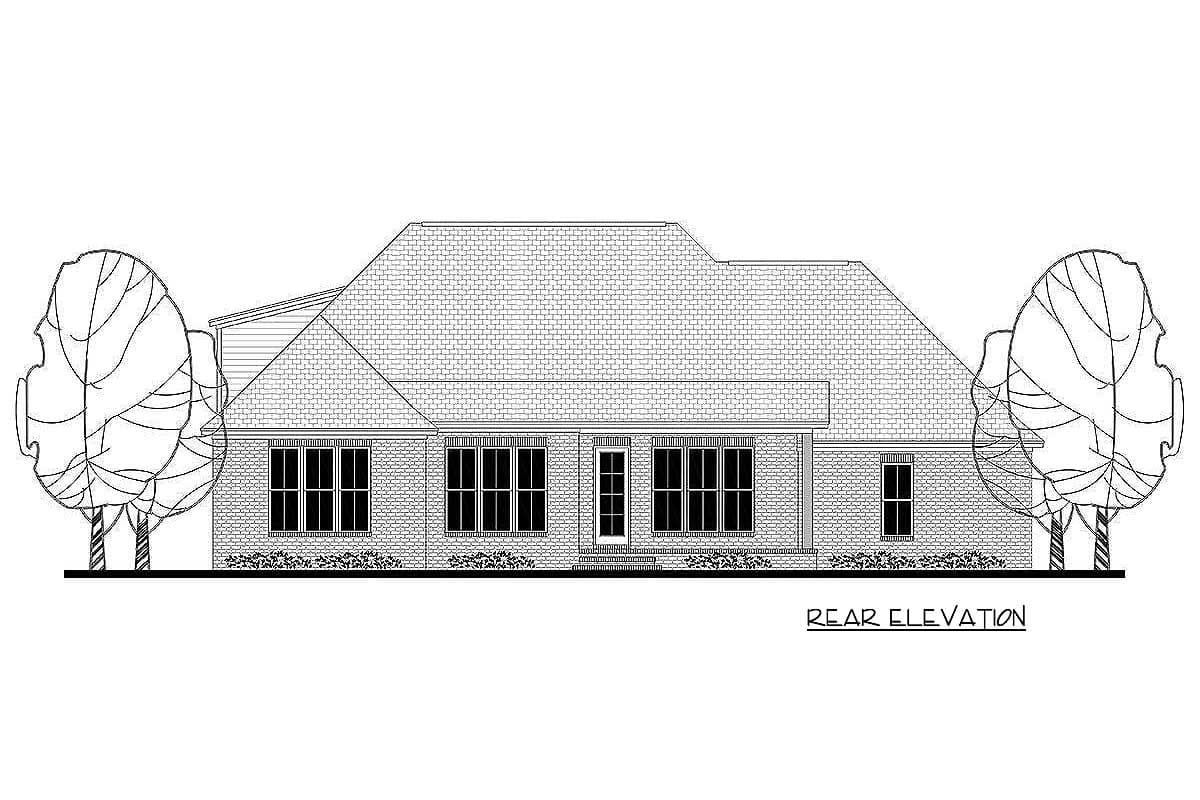 Plan 51750HZ: 4 Bed Craftsman with Open Concept Living Space and Bonus Room - Image #35 - Country, Traditional