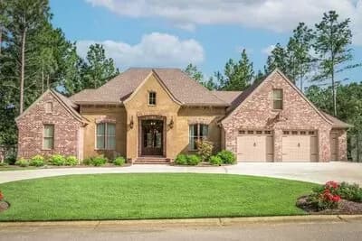 French Country House Plan With Split Bedrooms and a Bonus Room - 2487 Sq Ft